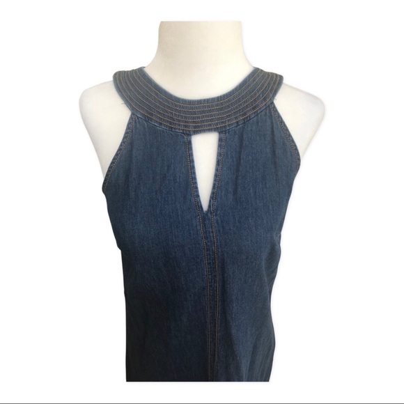 Bluet Denim Straight Mini Dress. 
Size: 2 - Picture 4 of 4